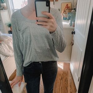 long sleeved abercrombie top